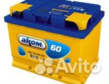 Автомобильный аккумулятор аком 60 аз L+