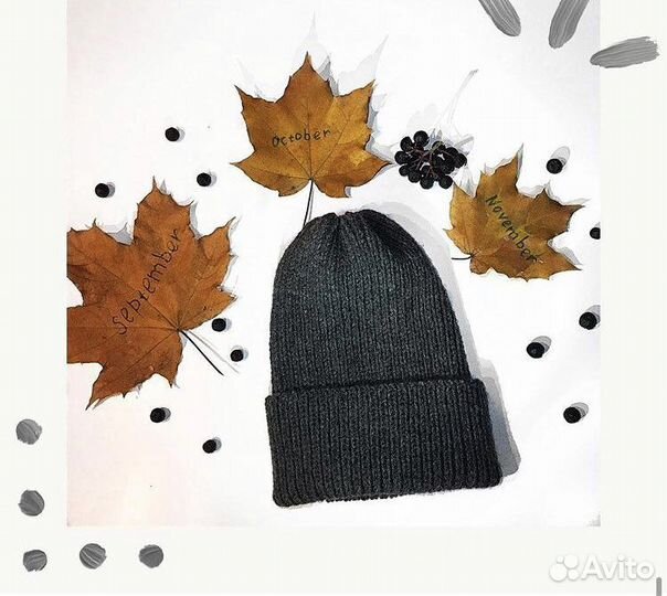 Шапка женская новая, ручная работа