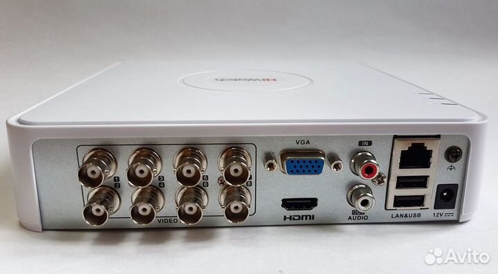 Видеонаблюдение Комплект 6 камеры 2Mp HiWatch