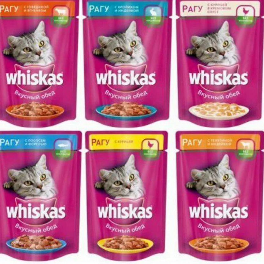 Влажный корм для кошек whiskas