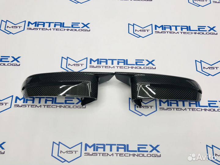 Крышки зеркал BMW G80 82 сухой карбон