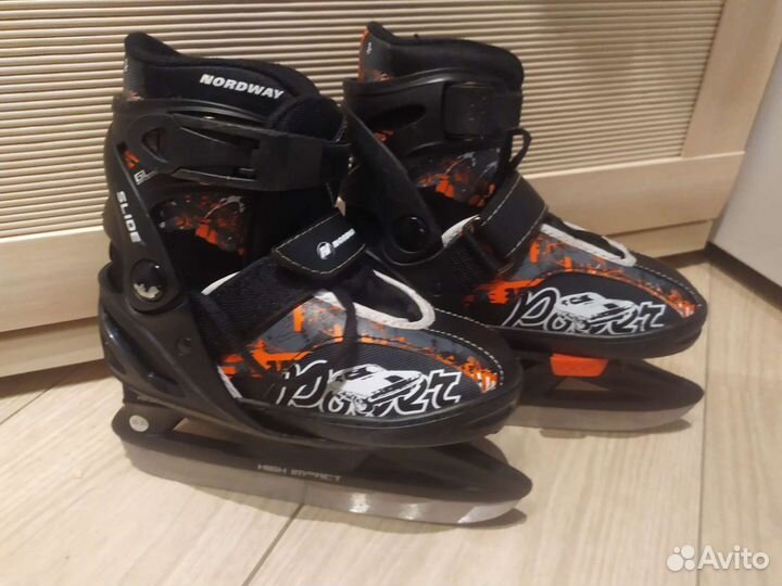 Коньки детские раздвижные 26-30