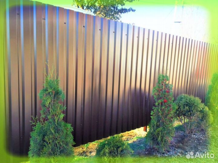 Забор из профнастила