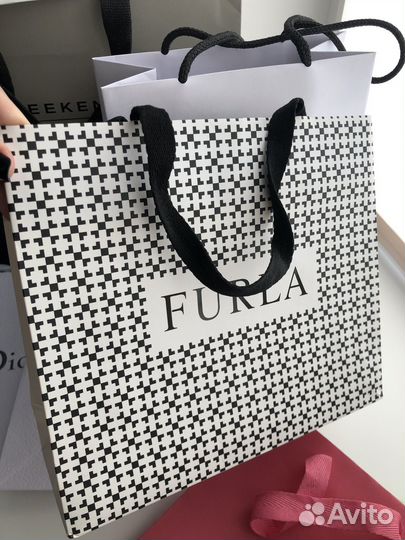 Бумажный пакет dior pandora tous furla