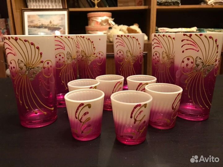 Набор стаканов и стопок