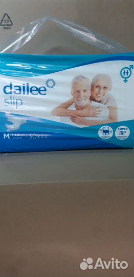 Памперсы для взрослых dailee slip M