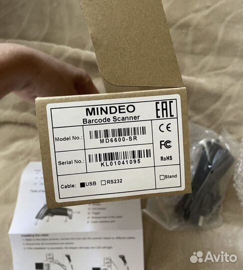 Сканер для штрих кода совсем новый