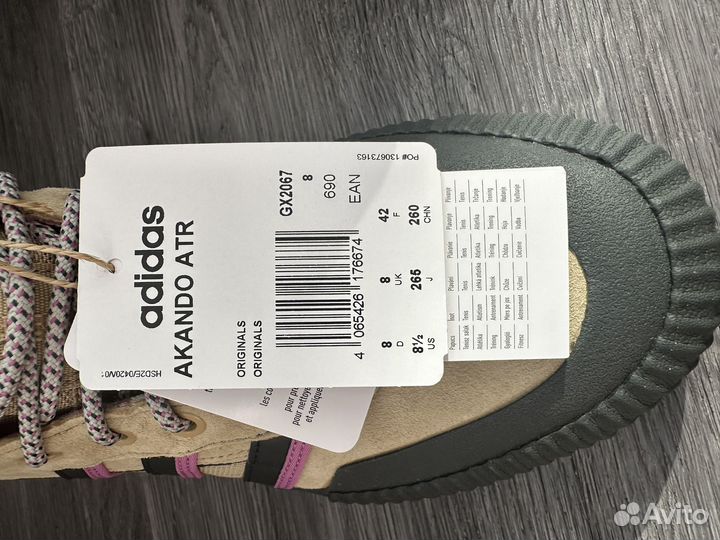 Adidas akando высокие кеды, 42 новые, оригинал