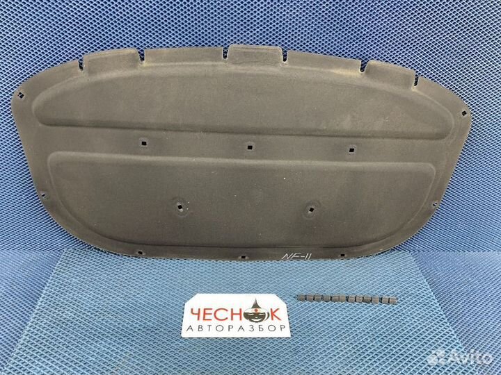 Шумоизоляция капота VW Touareg NF FL