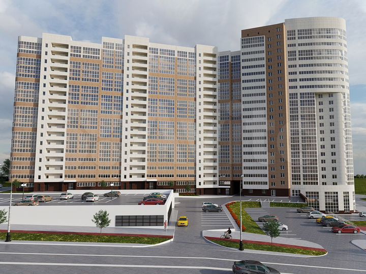 2-к. квартира, 42,6 м², 1/19 эт.