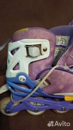 Роликовые коньки на девочку растущие