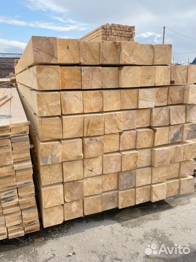 Доска обрезная 40х100х6000мм