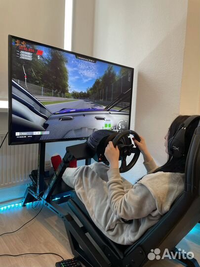 Кокпит для симрейсинга + руль t300 rs gt