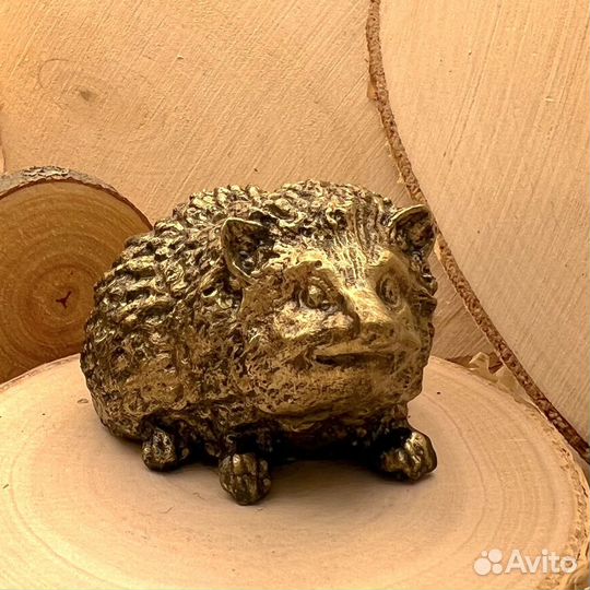 Бронзовая статуэтка Ёжик