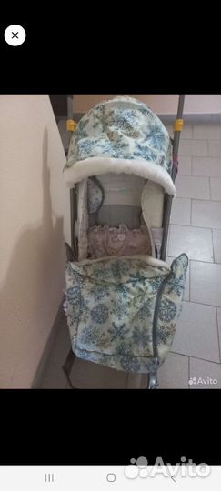 Детские санки коляска ника