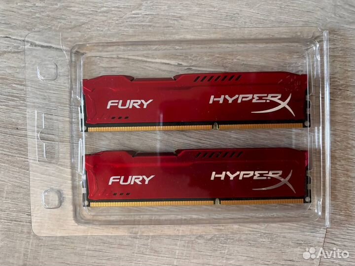 Оперативная память Kingston Hyperx Fury 2x4G Gb