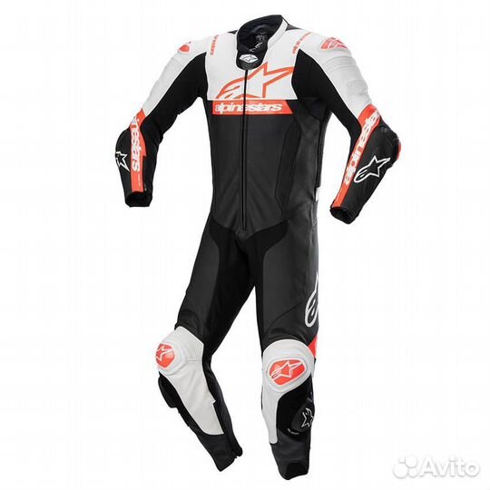 Alpinestars Missile V2 Ward 1PC Black-red fluo-whi