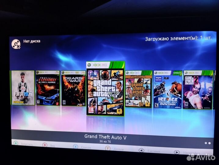 Xbox 360 Fat 250Gb Freeboot+75игр (Прошитый)