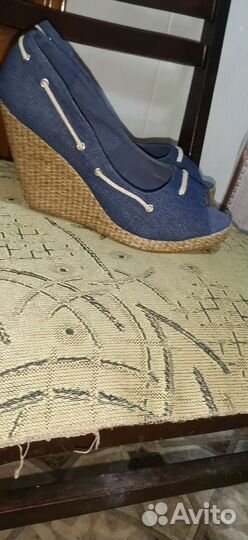 Летние джинсовые туфли, новые