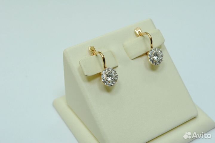 Золотые серьги