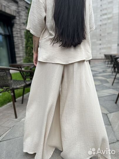 Муслиновый костюм женский