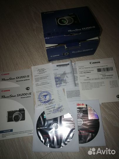 Фотоаппарат canon Power Shot sx 200 is