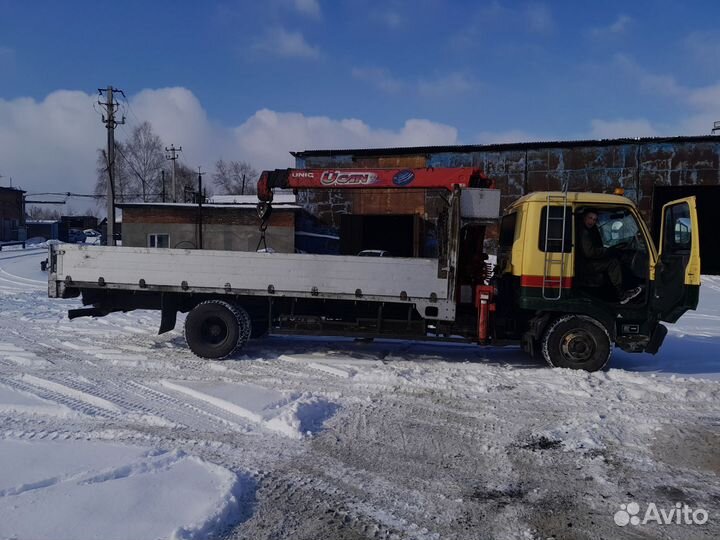 Аренда и услуги манипулятора, стрела 3 т, 8 м, борт 5.9 т, 5.5 м