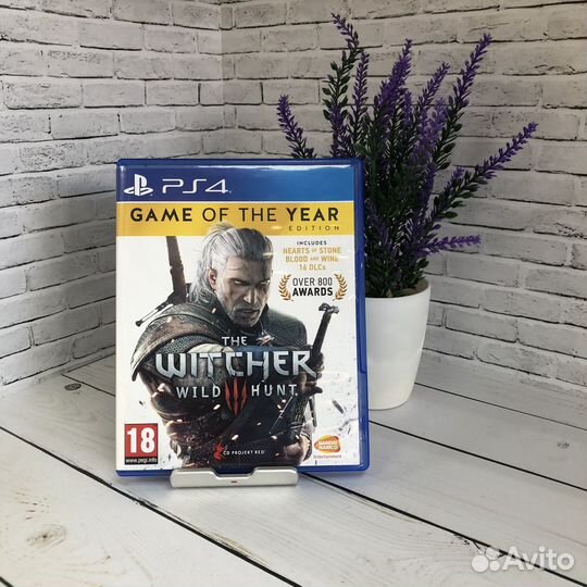 Диск PS4 Witcher Ведьмак Wild Hunt 3