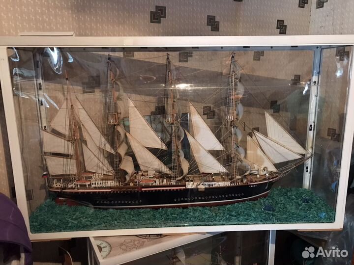 Корабыль Седов ручной работы