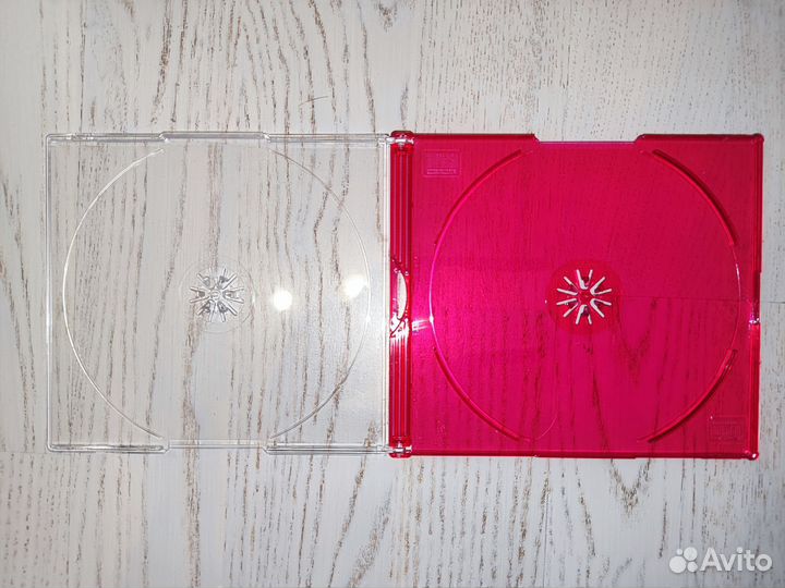 Бокс для CD/DVD дисков Slim, двойной