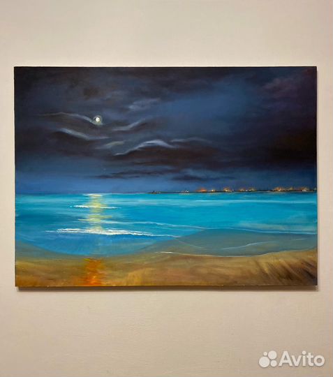 Картина маслом Море