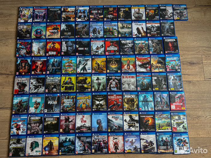 Коллекция игр для Sony Playstation 4