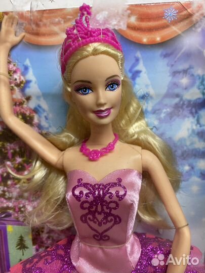 Кукла барби: балерина в розовых пуантах