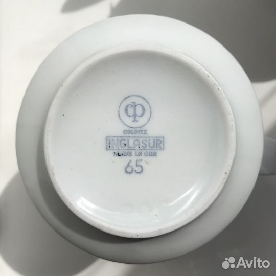 Кофейный сервиз ГДР (Ингласур) Colditz Фарфор