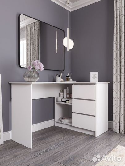 Компьютерный стол угловой Белый. Новый