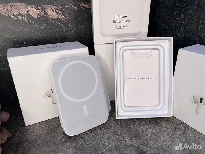 Apple magsafe battery pack белый