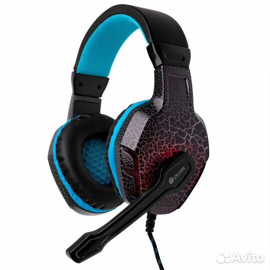 LED Гарнитура Игровая Oklick HS-L400G zeus для пк