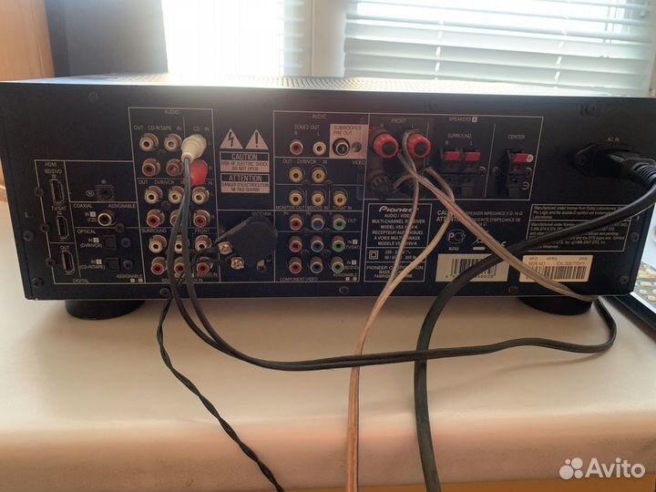 Рессивер Pioneer vsx-519v c колонками
