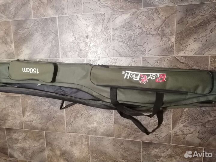 Чехол, удочка Крокодил, катушка Kaida