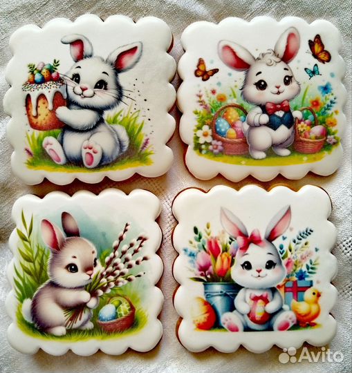 Пряники медово- имбирные с прямой печатью