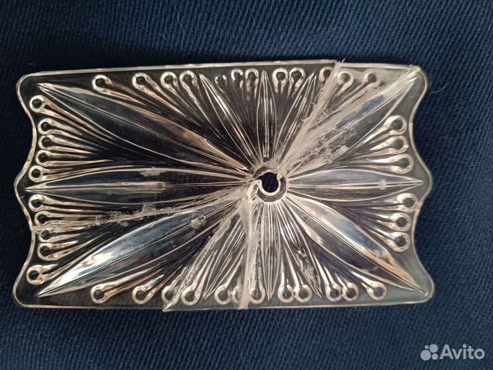 Люстра хрустальная, двухъярусная, на 5 ламп