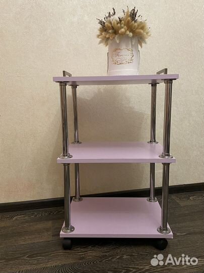 Тележка этажерка мастера косметологическая