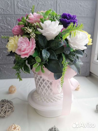 Букеты из мыла ручной работы