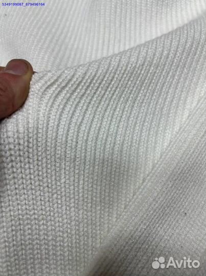 Джемпер Stone Island белого цвета для мужчин