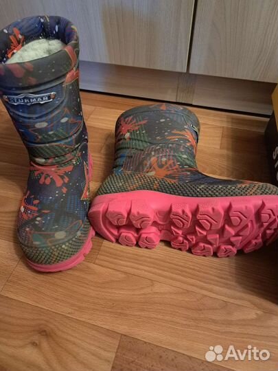 Сапоги для девочки зима 33