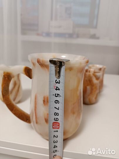 Набор бокалов из натурального камня