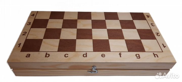 Шахматы + шашки со складной доской 29 см