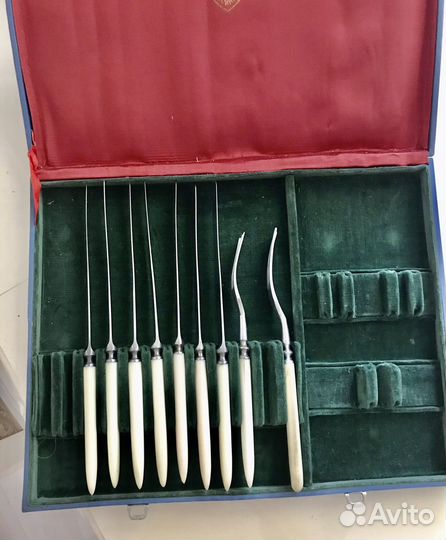 Набор столовых приборов мельхиор кольчугино