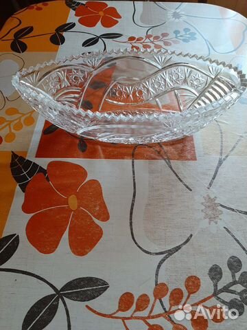 Салатник хрустальный большой