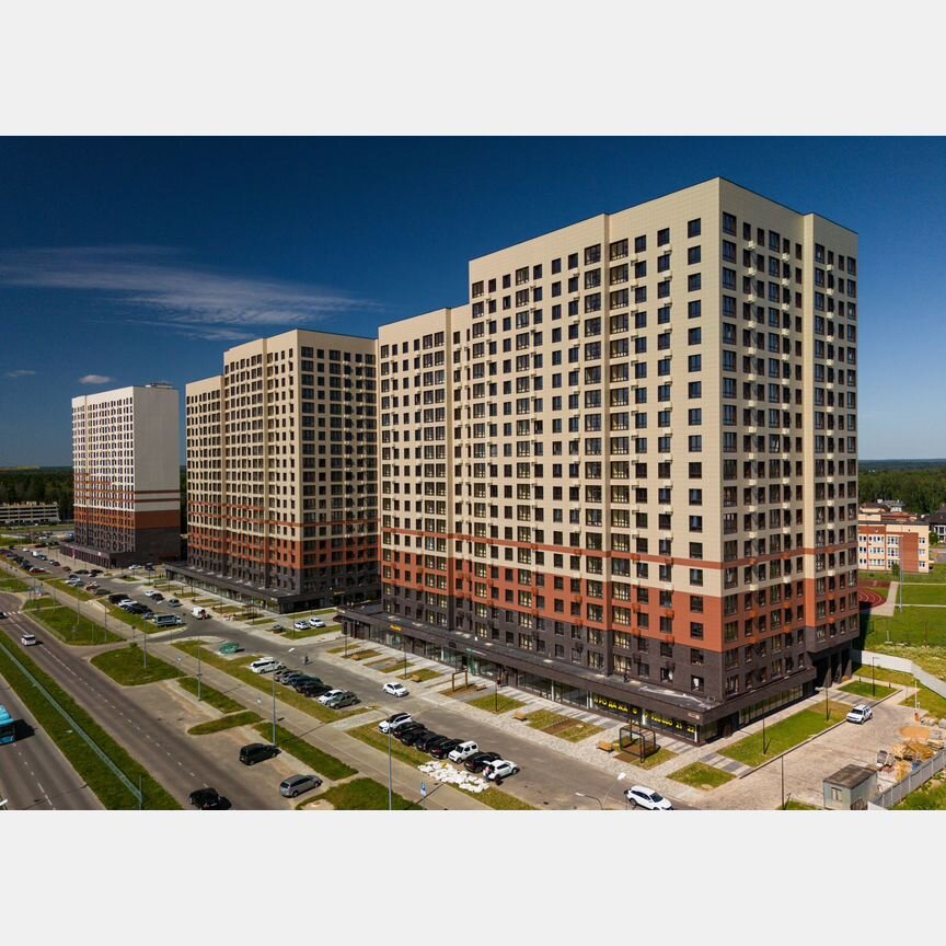 2-к. квартира, 69,9 м², 16/19 эт.